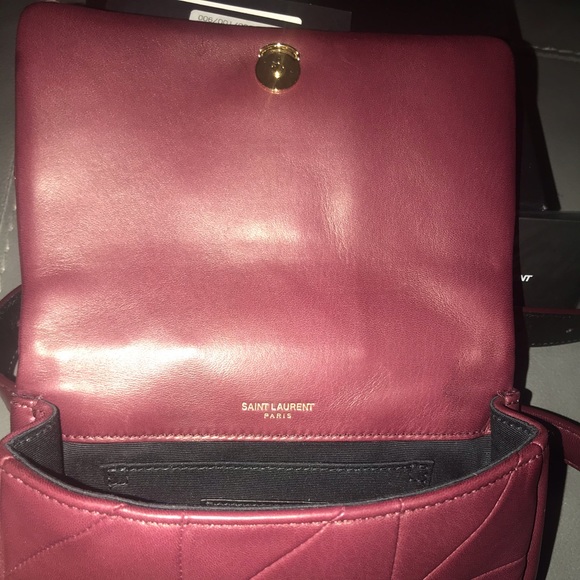 YSL belt bag color is wine - Picture 8 of 8